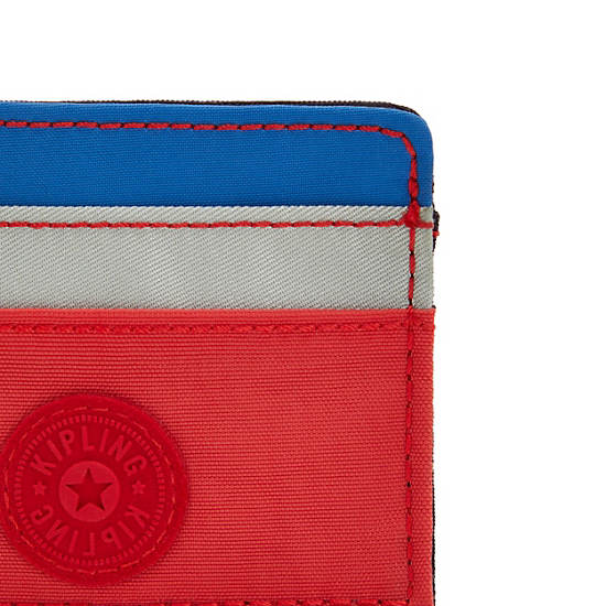 Kipling Cardy Card Holder Çanta Mavi Kırmızı | TR 1162YX